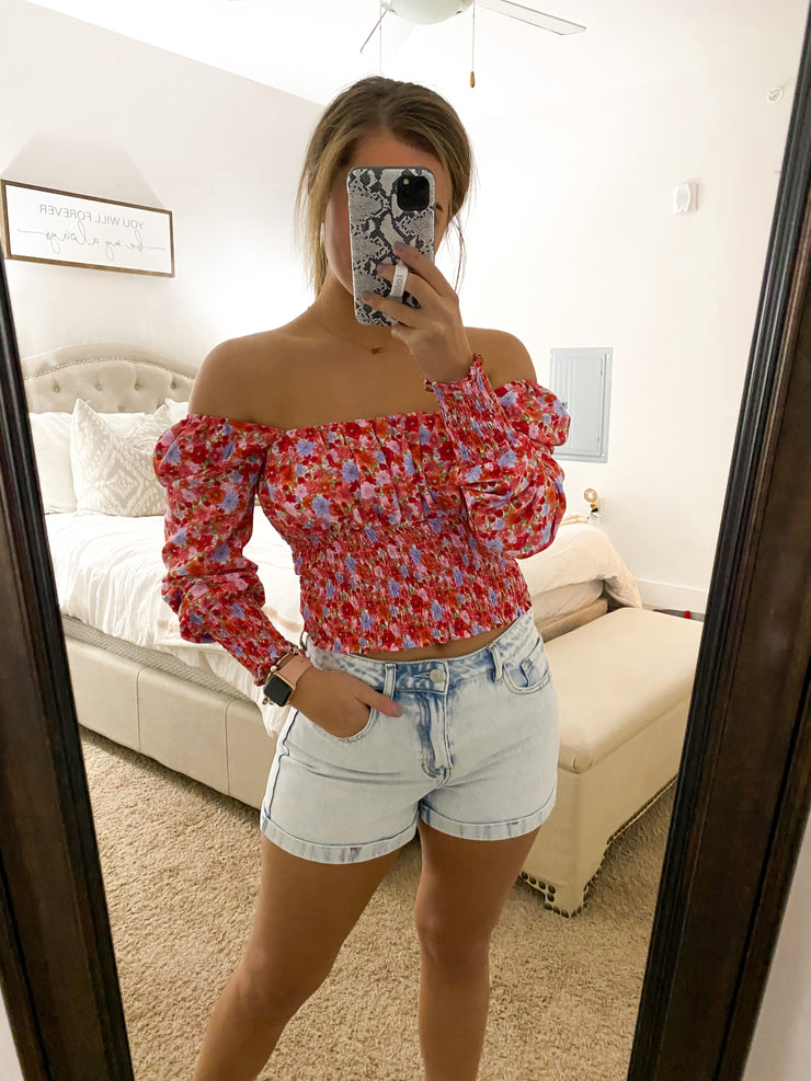 BRAND NEW FOREVER 21 FLORAL TOP