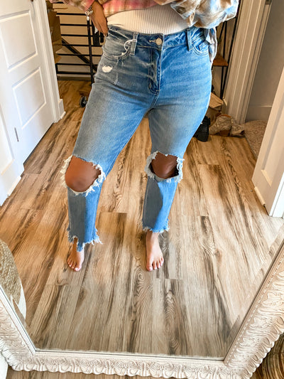 serena high rise jeans