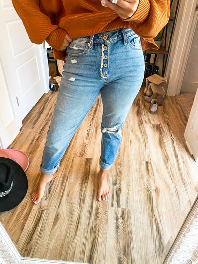 noah mom jeans | kancan